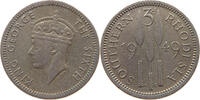 SOUTHERN RHODESIA 3 PENCE George VI. (1936-1952) -