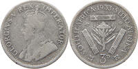 SOUTH AFRICA 3 PENCE 1933 George V. (1910-1936) S 11,00 EUR  + 5,99 EUR frais d'envoi