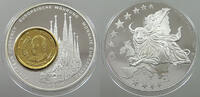 SPAIN MEDAL 2002 EUROPEAN CURRENCY PROOF 23,00 EUR  + 5,99 EUR frais d'envoi