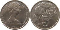 COOK ISLANDS 5 CENTS Elizabeth II. (1952-2022) -