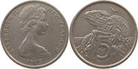 NEW ZEALAND 5 CENTS 1975 Elizabeth II. (1952-2022) SS 4,00 EUR  + 5,99 EUR frais d'envoi