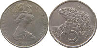 NEW ZEALAND 5 CENTS 1980 Elizabeth II. (1952-2022) SS 4,00 EUR  + 5,99 EUR frais d'envoi