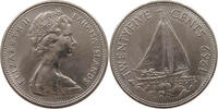 BAHAMAS 25 CENTS Elizabeth II. (1952-2022) -