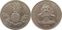 BAHAMAS 5 CENTS 1975 VZ 10,00 EUR  + 5,99 EUR frais d'envoi