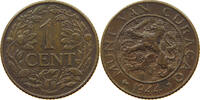 CURACAO CENT Wilhelmina 1890-1948 -