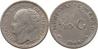 CURACAO 1/10 GULDEN Wilhelmina 1890-1948 -