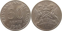 TRINIDAD AND TOBAGO 50 CENTS 1966 VZ 8,00 EUR  + 5,99 EUR frais d'envoi