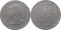 ALBANIA 1/2 LEK Italian occupation (1939-1943) -