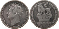 GREAT BRITAIN SIXPENCE GEORGE IV. (1820-1830) -