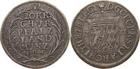 20 KREUZER 1721 PFALZ KURLINIE Karl Philipp 1716-1742 SS-