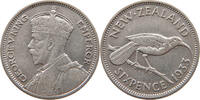 NEW ZEALAND 6 PENCE George V. (1910-1936) -