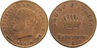 ITALY STATES NAPOLEON I. 3 CENTESIMI Napoleon I. (1804-1814, 1815) -