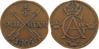 SWEDEN 1/4 SKILLING Gustav IV. Adolf (1792-1809) -
