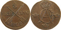 SWEDEN 1/4 SKILLING Gustav IV. Adolf (1792-1809) -