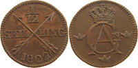 SWEDEN 1/12 SKILLING Gustav IV. Adolf (1792-1809) -