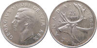 CANADA 25 CENTS George VI. (1936-1952) -