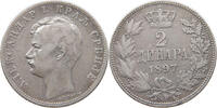 2 DINARA 1897 SERBIA Alexander I. 1889-1902. SS