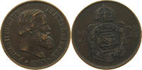 BRAZIL 20 REIS Pedro II. 1831 - 1889 -