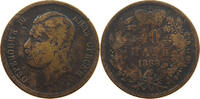 SERBIA 10 PARA Milan Obrenovich III. 1839 - 1868 COIN ROTATION -