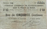 FRANCE 50 CENTIMES SEDAN -
