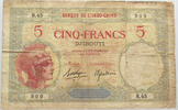 INDOCHINA 5 FRANCS DJIBOUTI -