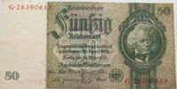 DEUTSCHLAND 50 MARK 1933 SS 20,00 EUR  + 5,99 EUR frais d'envoi
