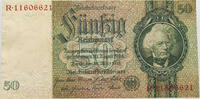 DEUTSCHLAND 50 MARK 1933 SS 19,00 EUR  + 5,99 EUR frais d'envoi