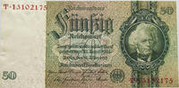 DEUTSCHLAND 50 MARK 1933 SS+ 10,00 EUR  + 5,99 EUR frais d'envoi