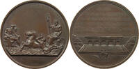 Austrian Netherlands Medaille von J. P. Droz, auf die Eröffnung der Rhein-Schleuse bei Katwijk. -
