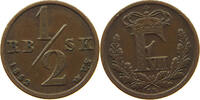 DENMARK 1/2 RIGSBANKSKILLING Frederik VII. 1848-1863 -