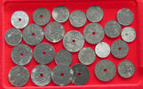 BELGIUM  COLLECTION LOT PERIOD 1939-1945 BELGIUM 25PC 127G DIV. 25,00 EUR  + 5,99 EUR frais d'envoi