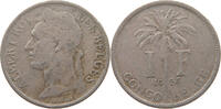 BELGIAN CONGO FRANC Albert I. 1909-1934 -