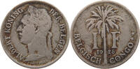 BELGIAN CONGO FRANC Albert I. 1909-1934 -