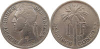 BELGIAN CONGO FRANC Albert I. 1909-1934 -