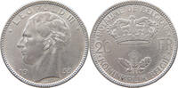 BELGIUM 20 FRANCS LEOPOLD III. (1934-1951) -