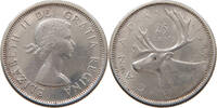CANADA 25 CENTS Elizabeth II. (1952-2022) -