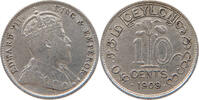 CEYLON 10 CENTS Edward VII. (1901 - 1910) -