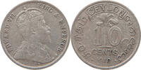 CEYLON 10 CENTS Edward VII. (1901 - 1910) -