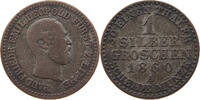 SCHAUMBURG LIPPE SILBERGROSCHEN Georg Wilhelm 1807-1860. -