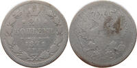 RUSSIA EMPIRE 20 KOPEKS 1871 Alexander II. 1855-1881 S 10,00 EUR  + 5,99 EUR frais d'envoi