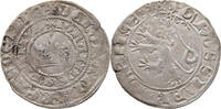 BÖHMEN PRAGER GROSCHEN Johann von Luxemburg 1310-1346 KUTTENBERG -