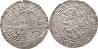 BÖHMEN PRAGER GROSCHEN Johann von Luxemburg 1310-1346 KUTTENBERG DOPPELSCHLAG -