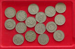 CEYLON SRI LANKA RUPEE COLLECTION LOT CEYLON SRI LANKA RUPEE 16PC 115G -