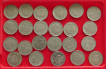 MOROCCO DIRHAM COLLECTION LOT MOROCCO 1 DIRHAM 23PC 137G -