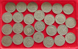 MOROCCO DIRHAM COLLECTION LOT MOROCCO 1 DIRHAM 26PC 157G -