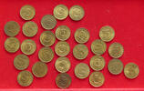 YUGOSLAVIA 5 PARA COLLECTION LOT YUGOSLAVIA 5 PARA 27PC 40G -