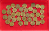 YUGOSLAVIA 5 PARA COLLECTION LOT YUGOSLAVIA 5 PARA 36PC 56G -
