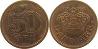 DENMARK 50 ÖRE 1989 Margrethe II. (seit 1972) VZ 6,00 EUR  + 5,99 EUR frais d'envoi