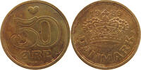 DENMARK 50 ÖRE 1989 Margrethe II. (seit 1972) VZ 6,00 EUR  + 5,99 EUR frais d'envoi