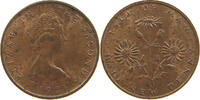 ISLE OF MAN 1/2 NEW PENNY Elizabeth II. (1952-2022) -